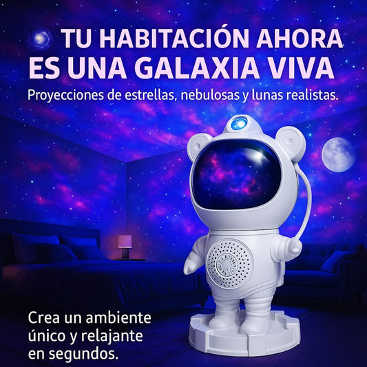 PROYECTOR DE ASTRONAUTA CON BOCINA BLUETOOTH