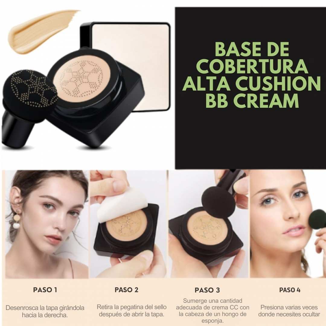 BB Cream Mushroom Head Air BASE DE COVERTURA ALTA