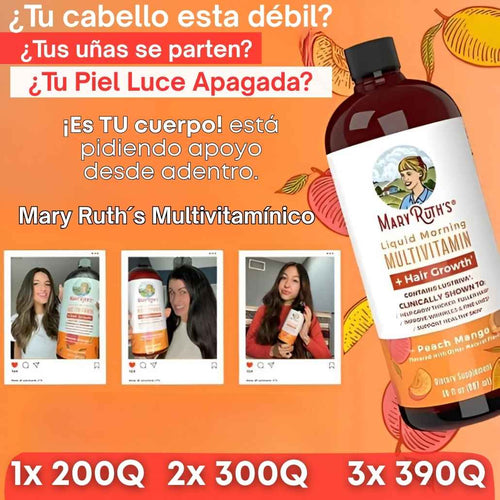 Multivitaminico Mary Ruths | Activador Celular 🧬